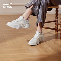 ERKE 鸿星尔克 啵啵弹2鸿星尔克女鞋2024夏季新款跑步鞋减震厚底增高跑鞋运动鞋
