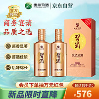 XIJIU 习酒 贵州习酒 新款金钻习酒500ml*2瓶 53度酱香型白酒