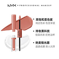 NYX 双头镜光唇釉唇蜜持久平价显白唇彩水光不沾杯