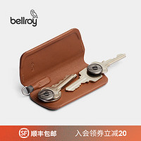 Bellroy澳洲Key Cover Plus第三代极简灵巧钥匙扣大牛皮保护套 陶土褐