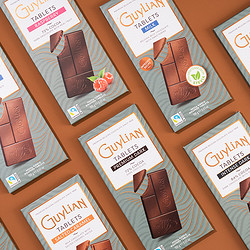 GuyLiAN 吉利莲 4件5折-Guylian吉利莲84%无糖黑巧克力72%海盐焦糖牛奶巧克力排块