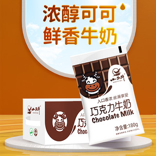 XIAOXINIU 小西牛 青海小西牛巧克力牛奶草莓牛奶组合整箱香浓可可 180g*16袋