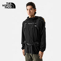 THE NORTH FACE 北面 皮肤衣男户外防风夹克风衣8BA6 黑色/JK3 L