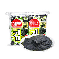 海牌菁品韩国进口 芥末味海苔 饭团寿司年货零食送礼即食紫菜年货 芥末味2g*8袋