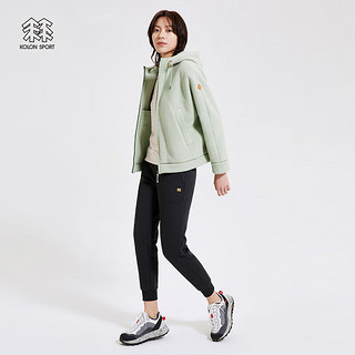 KOLON SPORT/可隆抓绒衣 女子秋冬户外廓形保暖运动露营上衣夹克外套 LKFJ2WTT64-MI 薄荷绿 160/S