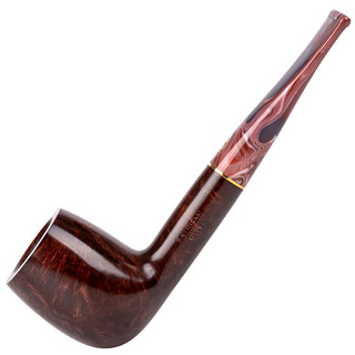 沙芬（SAVINELLI）手工石楠木烟斗全套128中号直式斗6毫米过滤嘴意大利男士烟斗 【直斗128型直式中号】葡萄园NEW