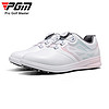 PGM 高尔夫女士防水球鞋 专利防侧滑运动鞋 旋钮鞋带golf鞋子 XZ249-白粉色 39码