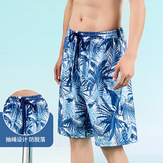 男士泳裤 可下水宽松防尴尬大码沙滩裤时尚海边度假运动游泳裤