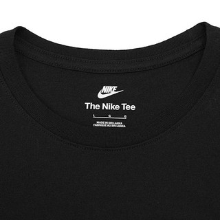 NIKE 耐克 大LOGO 轻盈简约 男子长袖T恤