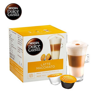 Dolce Gusto DolceGusto 多趣酷思 咖啡胶囊 拿铁玛奇朵 16颗/8杯