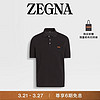 杰尼亚（Zegna）24春夏黑色棉质 Polo 衫UDC9XA7-C32-K09-48