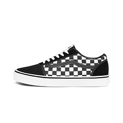 VANS 范斯 Ward黑白棋盘格复古拼接男鞋板鞋