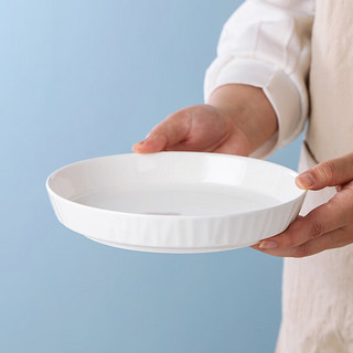浩雅 28头景德镇陶瓷餐具碗碟套装碗盘勺筷组合釉下彩 雅玉白