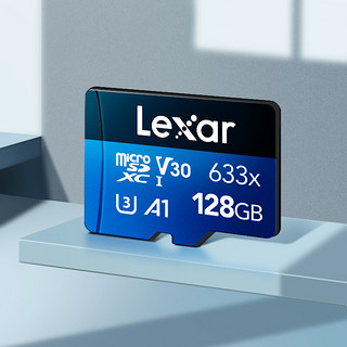 Lexar 雷克沙 633x TF卡 microSD存储卡 128G（UHS-I、V30、A1)