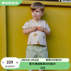 happyology英国儿童春夏款童装裤装翻边拼接男童裤子女童短裤 苹果绿 92cm