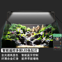 燕之雁 智能遥控变色led鱼缸照明支架灯28CM 全光谱合金 水草灯 增艳灯 水草灯28cm(适用鱼缸30-40cm)