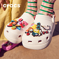 crocs 卡骆驰 洞洞鞋女鞋亲子童鞋2024夏季运动鞋儿童厚底凉鞋拖鞋