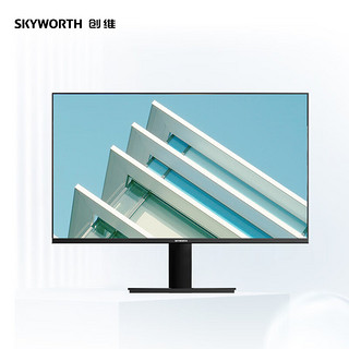 SKYWORTH 创维 27英寸 办公显示器 FHD 100Hz IPS  低蓝微边窄边框 轻电竞电脑显示屏(F27B11F)