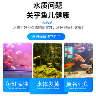 茨格曼 鱼缸生化过滤棉过滤材料高密度黑海绵水族箱滤材净水加厚 黑色生化棉【中孔50*50*4cm】