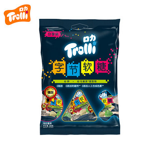 Trolli 口力 水果橡皮糖 含锌软糖 功能糖 字节软糖 200g分享装