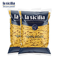 lasicilia 辣西西里 意大利进口 意大利面通心粉意面意粉组合 500g*2袋装