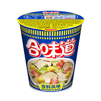 NISSIN 日清食品 日清方便面 合味道 海鲜风味代餐零食夜宵泡面76g*1杯装桶装泡面