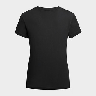 范思哲Versace Jeans Couture24春夏女士印花圆领短袖T恤 黑色 XS