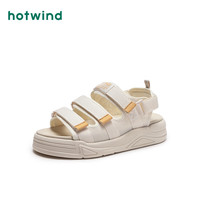 热风 hotwind2024年夏季女士时尚凉鞋 03米色 36 36 正码