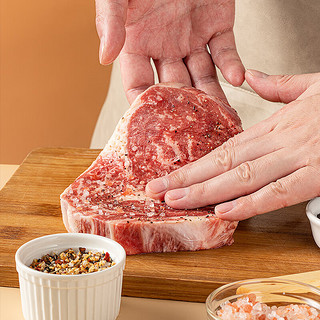 小牛凯西 国产整切眼肉调理牛排750g/5片含酱包 冷冻厚切牛肉 生鲜牛扒 