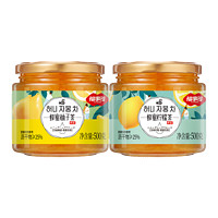 88VIP：FUSIDO 福事多 包邮福事多蜂蜜柚子茶 柠檬茶500g*2瓶冲饮泡饮品韩式水果茶果酱