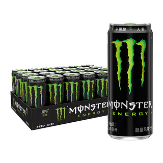88VIP：可口可乐 Monster魔爪功能饮料原味能量风味饮料330ml*24罐整箱装