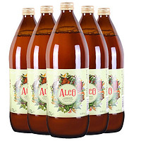 ALCO 阿尔寇 西班牙进口阿尔寇啤酒1L*6瓶装ALCO拉格黄啤整箱清仓临期到5月5日
