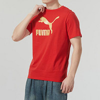 PUMA 彪马 时尚户外舒适情侣T恤男装女装休闲上衣短袖运动T恤衫