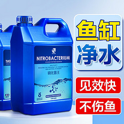 瘋狂石頭 魚缸硝化細菌2.3L裝 活性消化菌水質凈化清澈劑水族箱養魚用品