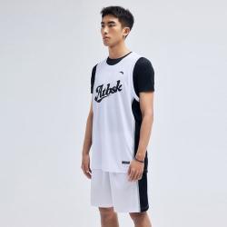 anta安踏速干篮球套装丨男子比赛球衣套吸湿速干无袖短裤美式篮球服