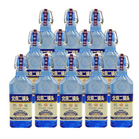 京道 北京二锅头清香型白酒方瓶蓝瓶52度500ml*12瓶（新老包装随机）