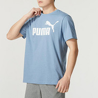 PUMA 彪马 男装上衣圆领短袖休闲舒适跑步健身训练运动T恤