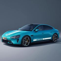 薯条适用小米su7车身拉花贴纸汽车装饰机盖侧裙改装个性车贴用品