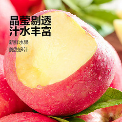 陕西红富士苹果 新鲜水果 净重3斤装中大果75mm