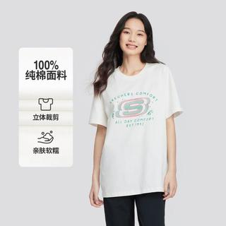 SKECHERS 斯凯奇 KECHERS 斯凯奇 24年春夏短袖运动T恤男女同款休闲百搭运动T恤