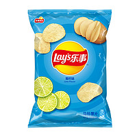 Lay's 乐事 薯片休闲零食膨化食品经典原味75克装薯片零食多种口味可选 青柠味