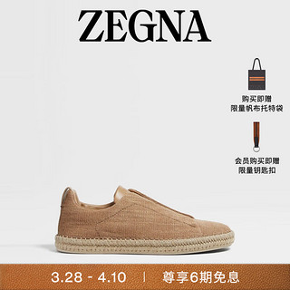 杰尼亚（Zegna）24春夏 Triple Stitch™ 奢华休闲鞋LHLIV-S5971Z-CME-6.5