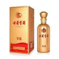 春焕新：古井贡酒 v6 50%vol 浓香型白酒 500ml 单瓶装