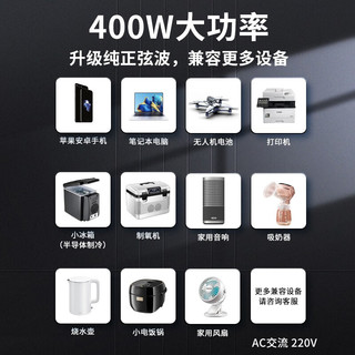胜之星纯正弦波车载逆变转换器12v24v转220V大功率汽车货车电源充电插座 24V【400W纯正弦波】 黑