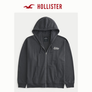 HOLLISTER24春夏美式风毛圈布卫衣帽衫 男女装 358392-1 褪色黑色 XXL (185/124A)