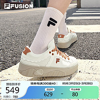 FILA 斐乐 FUSION斐乐潮牌STACK女鞋板鞋2024春季潮流休闲鞋厚底鞋