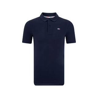 TOMMY HILFIGER 纯棉经典纯色短袖POLO衫 15370