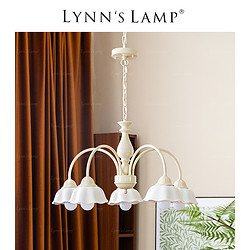 立意 Lynn's立意 奶油系法式吊灯 客厅卧室可爱风陶瓷公主房田园餐厅灯