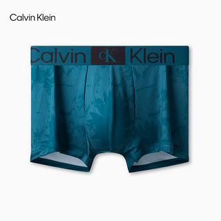 Calvin Klein内衣【CK96系列】24春夏男做旧印花纹理防夹臀宽腰边内裤NB3737 P5T-玉鈫蓝 S