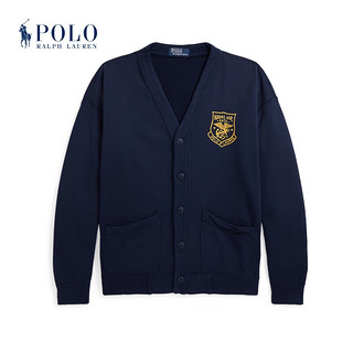 Polo Ralph Lauren 拉夫劳伦 男装 24年春复古版型针织开襟衫RL18060 410-深蓝色 XS
